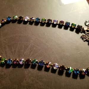Swarovski crystal necklace.